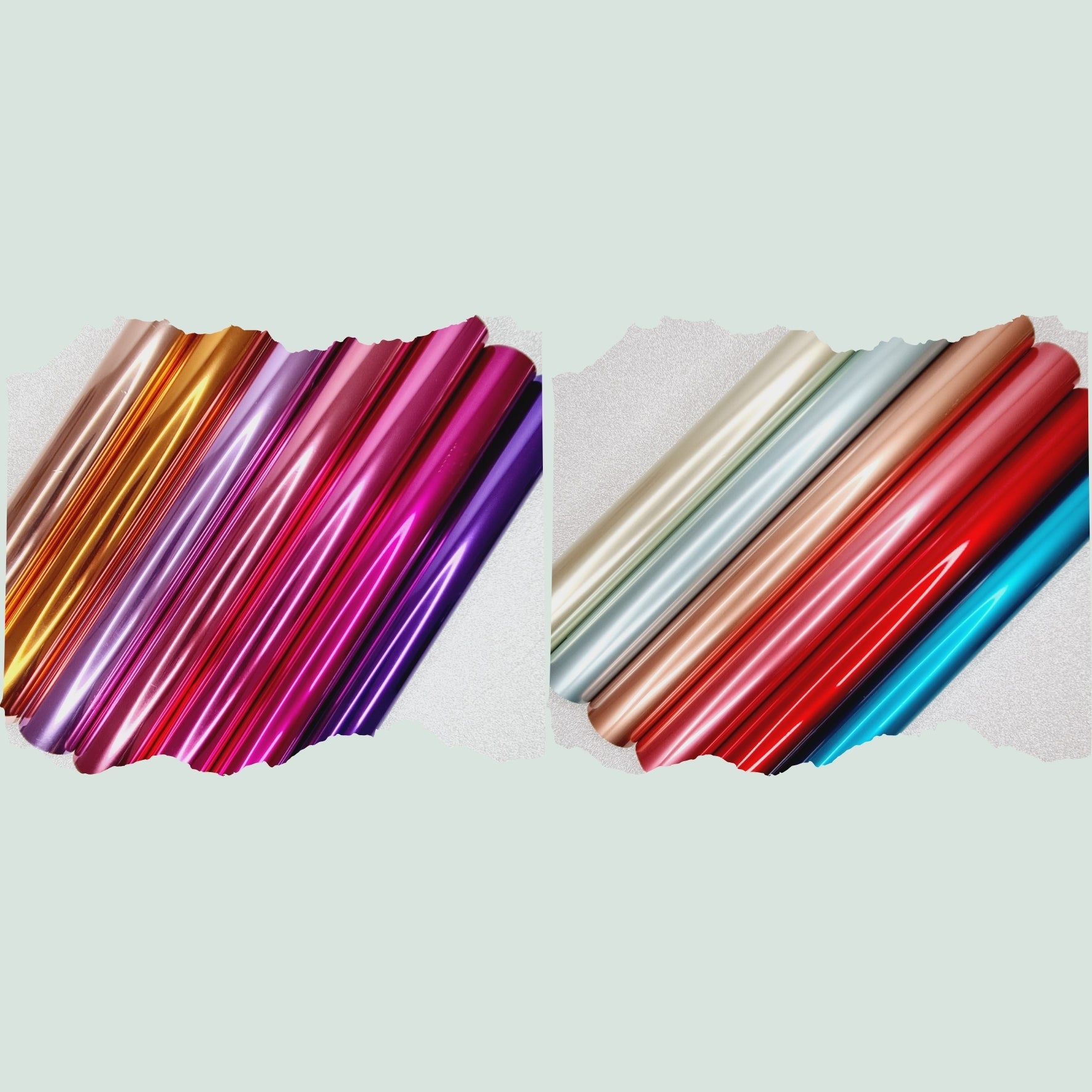 Toner reactive foils for cards, invitations and small business stationery from The Foil Edit