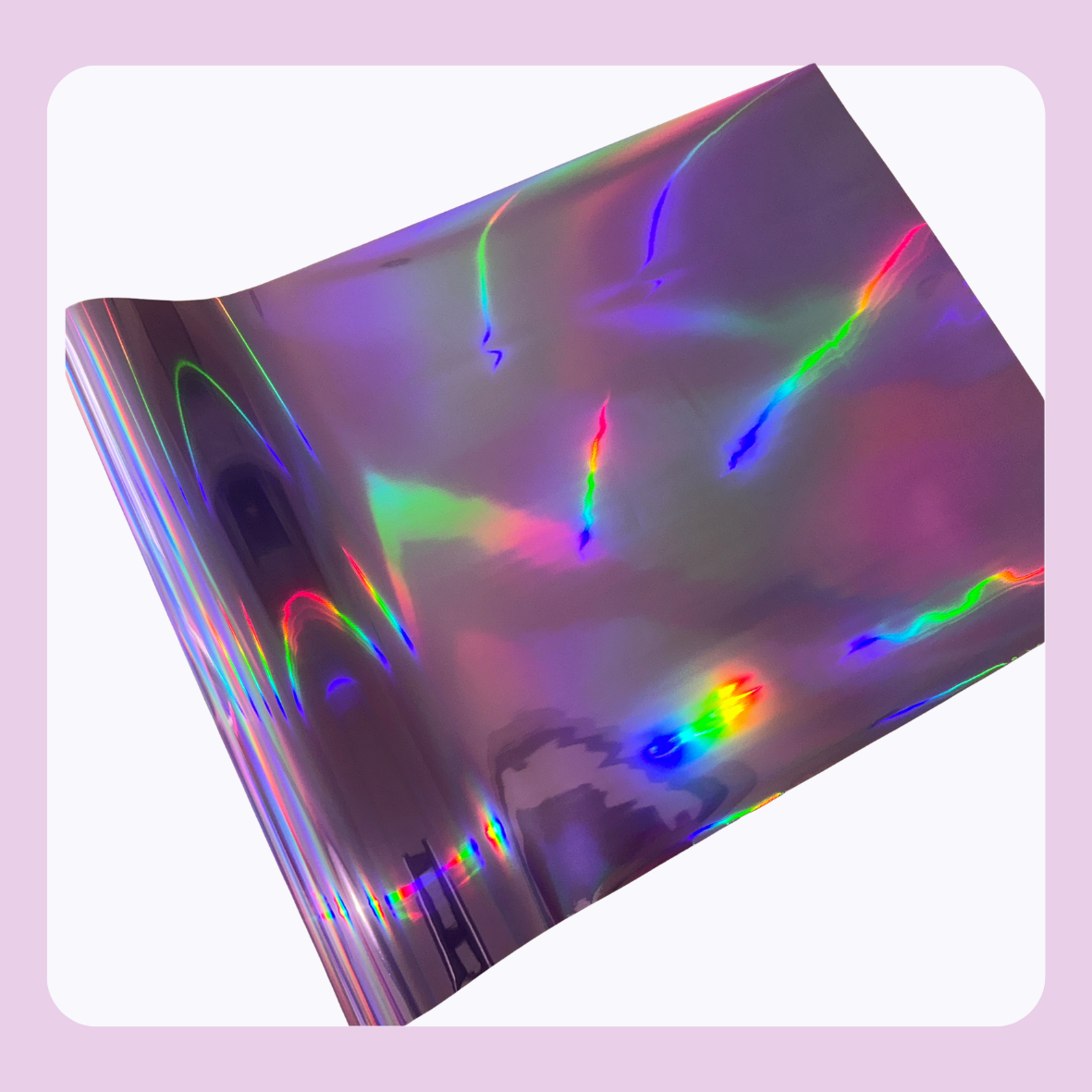 Lilac Holo Rainbow | Holographic Toner Reactive Foil