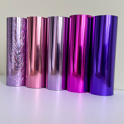 Purple Shine Toner Reactive Foil Roll | 10cm × 5m
