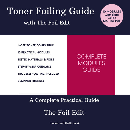 The Toner Foiling Guide by The Foil Edit - digital download